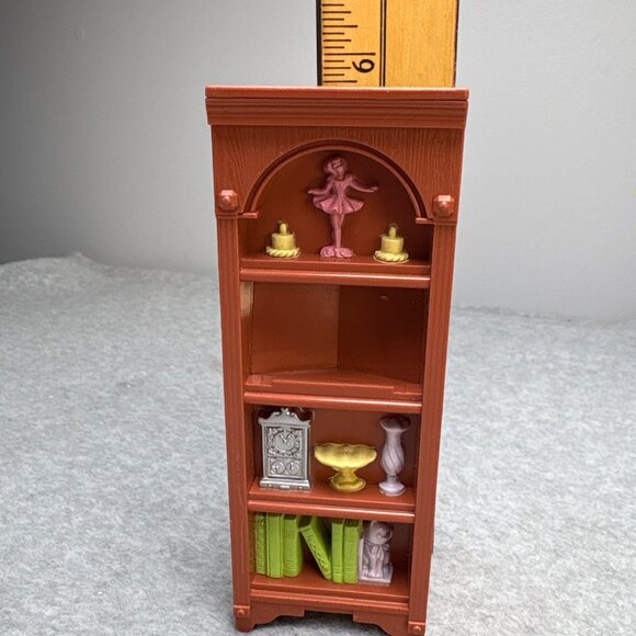 Fisher Price Loving Family Miniature Dollhouse Corner Shelf with Accessories - Picture 5 of 5